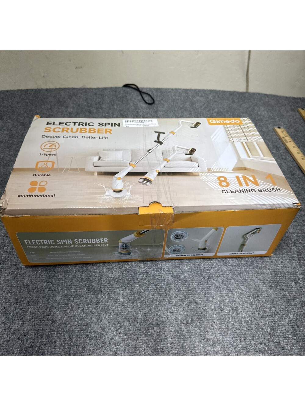 Qimedo 8-in-1 Electric Spin Scrubber